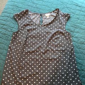 Polka dot dress shirt